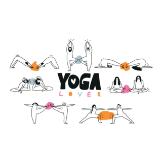 Yoga Lover Team Stretching Sticker