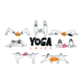 Yoga Lover Team Stretching Sticker