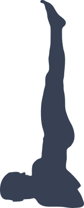 Yoga Shoulderstand Pose Sticker