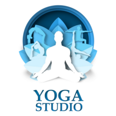 Yoga Studio Poster Sticker