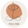 Yoga Time Simple Sticker