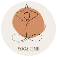 Yoga Time Simple Sticker
