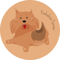 Yorkshire Terrier Breed Sticker