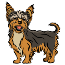 Yorkshire Terrier Full Body Sticker