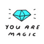 You Are Magic Crystal Sticker