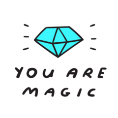 You Are Magic Crystal Sticker