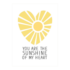 You are the Sunshine of My Heart Sticker