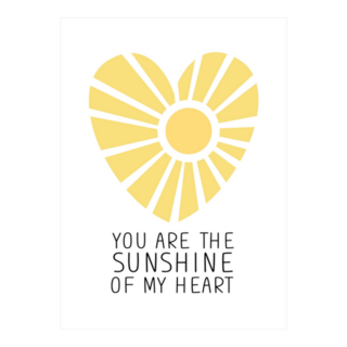 You are the Sunshine of My Heart Sticker