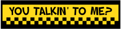 You Talkin To Me Customizable Bumper Sticker