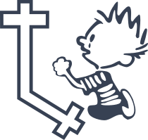 Young Boy Praying Sticker