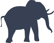 Young Elephant Sticker