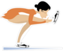 Young Figure Skater Sticker