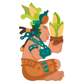 Young God Of Maize Sticker