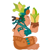 Young God Of Maize Sticker
