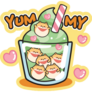 Yummy Shiba Inu Sticker