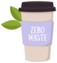 Zero Waste Coffee Cup Sticker