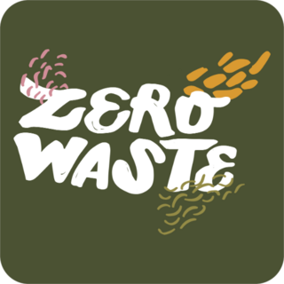 Zero Waste Green Sticker