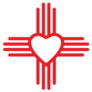 Zia Heart Symbol Icon New Mexico Sticker