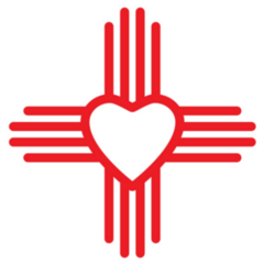 Zia Heart Symbol Icon New Mexico Sticker