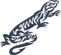 Zig Zag Lizard Gecko Sticker