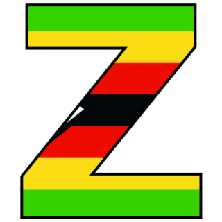 Zimbabwe Alphabet Illustration Z Sticker
