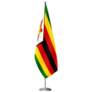 Zimbabwe Flag Stand Sticker