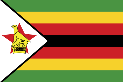 Zimbabwe Flag Sticker