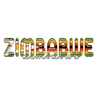 Zimbabwe Glossy Flag Sticker