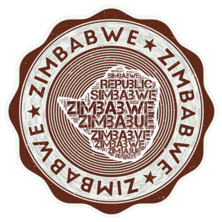 Zimbabwe Seal Sticker