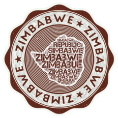 Zimbabwe Seal Sticker