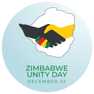 Zimbabwe Unity Day Sticker