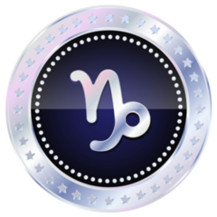 Zodiac Circle Horoscope Sign Capricorn Sticker