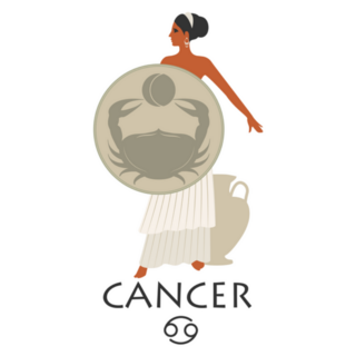 Zodiac In The Style Of Ancient Greece Sticker