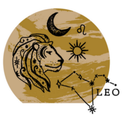 Zodiac Leo Boho Magical Sticker