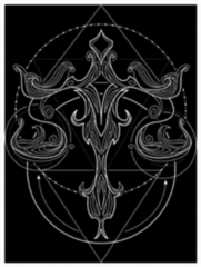 Zodiac Libra Geometric Sticker