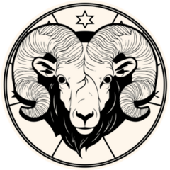 Zodiac Ram Sticker