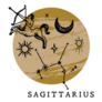 Zodiac Sagittarius Boho Magical Sticker