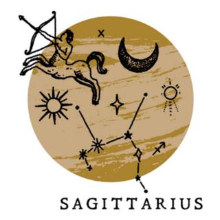 Zodiac Sagittarius Boho Magical Sticker