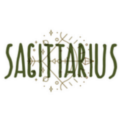 Zodiac Sagittarius Text Sticker