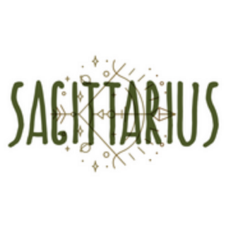 Zodiac Sagittarius Text Sticker