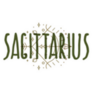 Zodiac Sagittarius Text Sticker