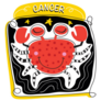 Zodiac Sign Cancer Doodle Illustration Sticker