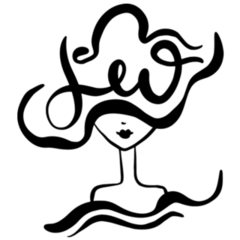 Zodiac Sign Leo Girl Sketch Sticker