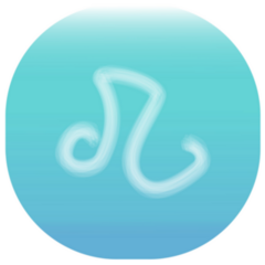 Zodiac Sign Leo On A Light Blue Background Sticker