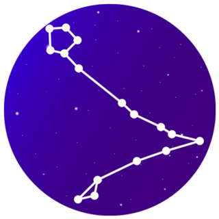 Zodiac Sign Pisces Cosmic Background Sticker