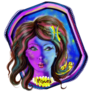 Zodiac Sign Pisces Digital Painting Sticker