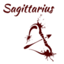 Zodiac Sign Sagittarius Arrow Sticker