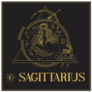 Zodiac Sign Sagittarius  Art Astronomy Tarot Sticker 