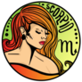 Zodiac Sign Scorpio Bright Cartoon Sticker