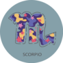 Zodiac Sign Scorpio Camo Sticker